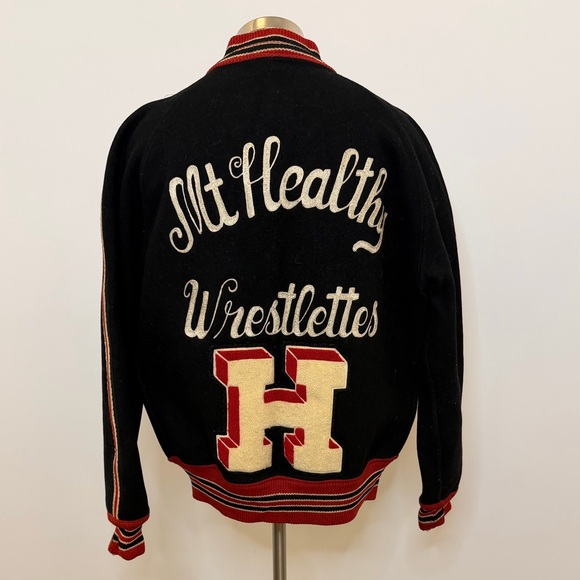 Jackets & Blazers - Black and Red Varsity Jacket